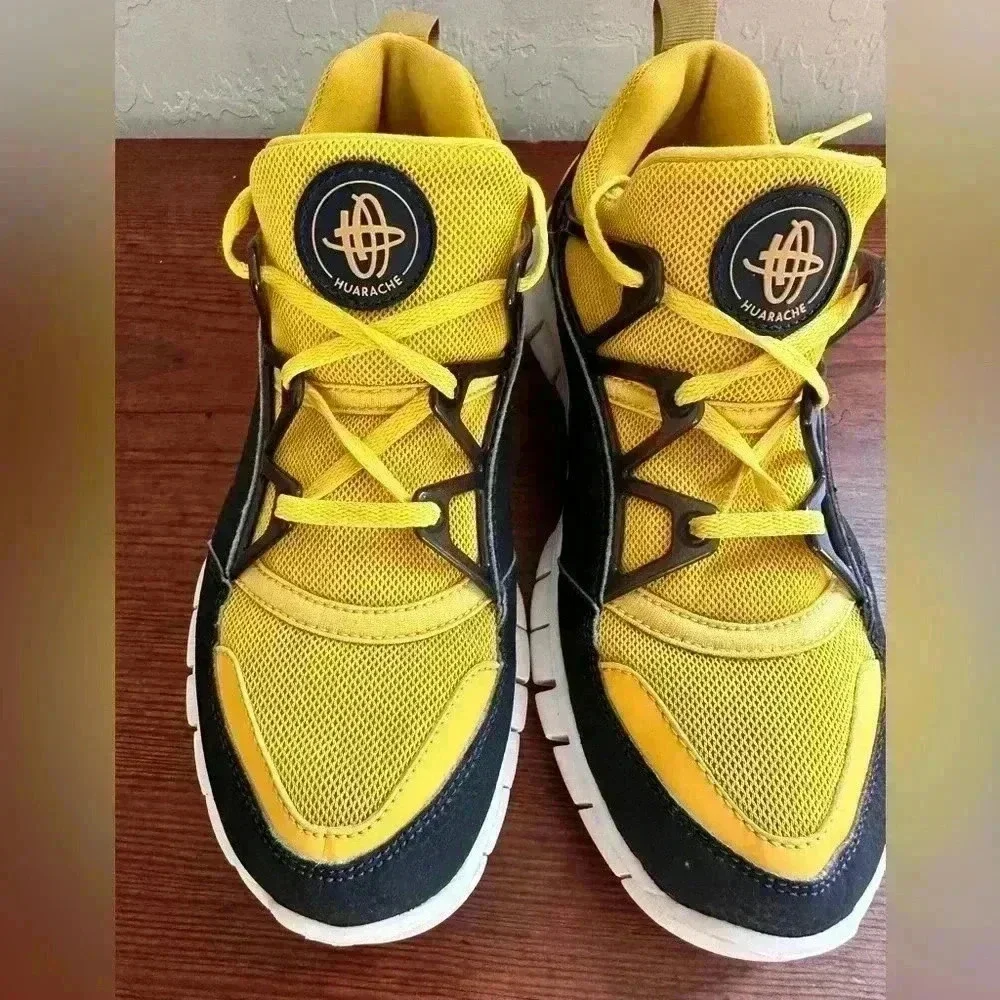 Nike Free Huarache Light Freeharachi Yellow 555440 771 - Picture 2 of 12